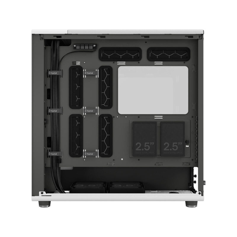 Fractal Design PC Gehäuse North XL RC Chalk White E-ATX TG Clear weiß