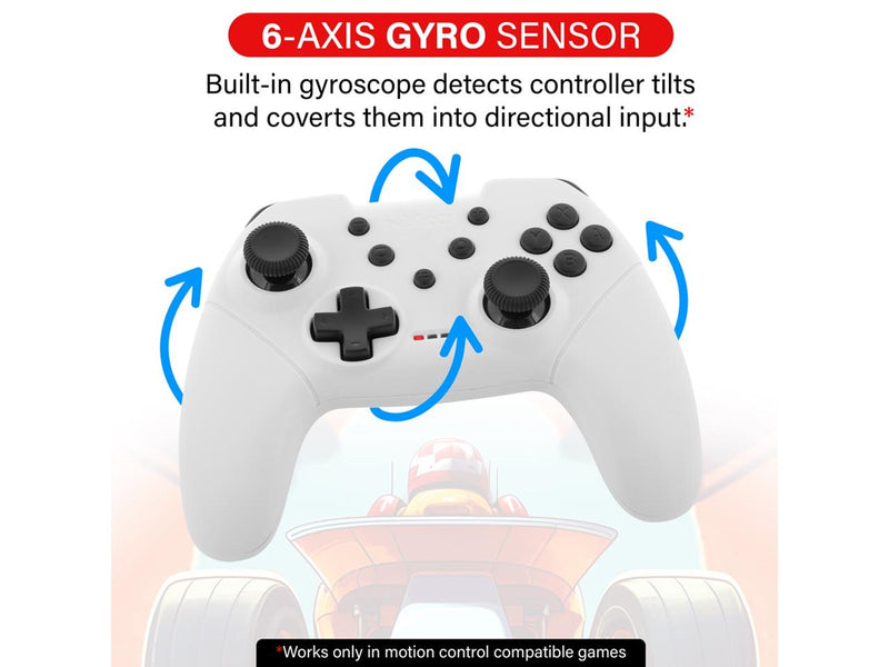 Nyko Mini Core - White - Wireless Controller - Nintendo Switch