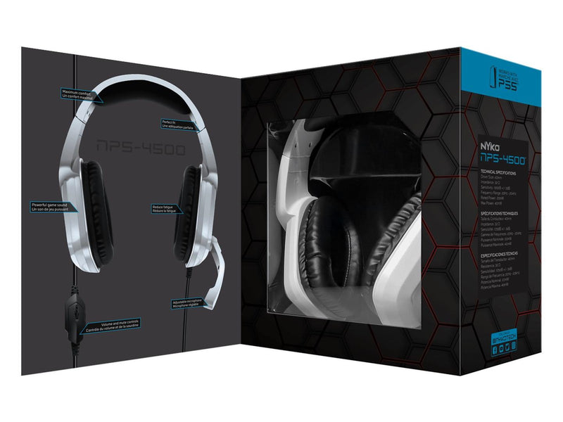 Nyko Np5-4500 - White - Wired Headset - Sony PlayStation 5