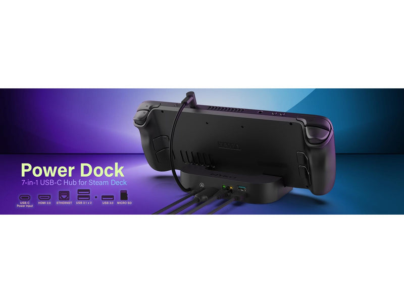 Nyko Power Dock 7-In-1 Usb-C Docking Station - Steam Deck