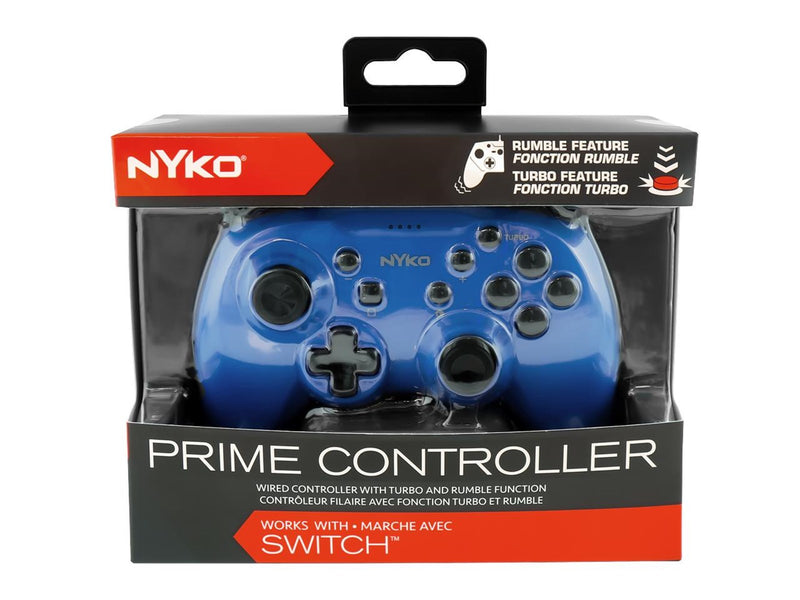 Nyko Prime - Blue - Wired Controller - Nintendo Switch