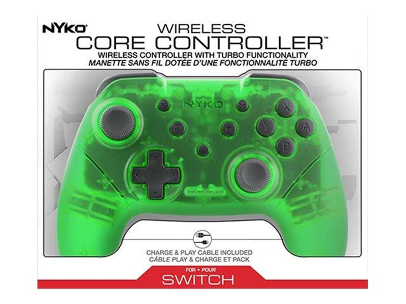 Nyko Wireless Core Controller (Green) for Nintendo Switch - Wired Controller - Android