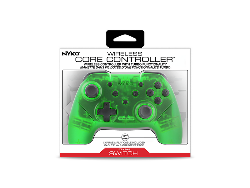 Nyko Wireless Core Controller (Green) for Nintendo Switch - Wired Controller - Android