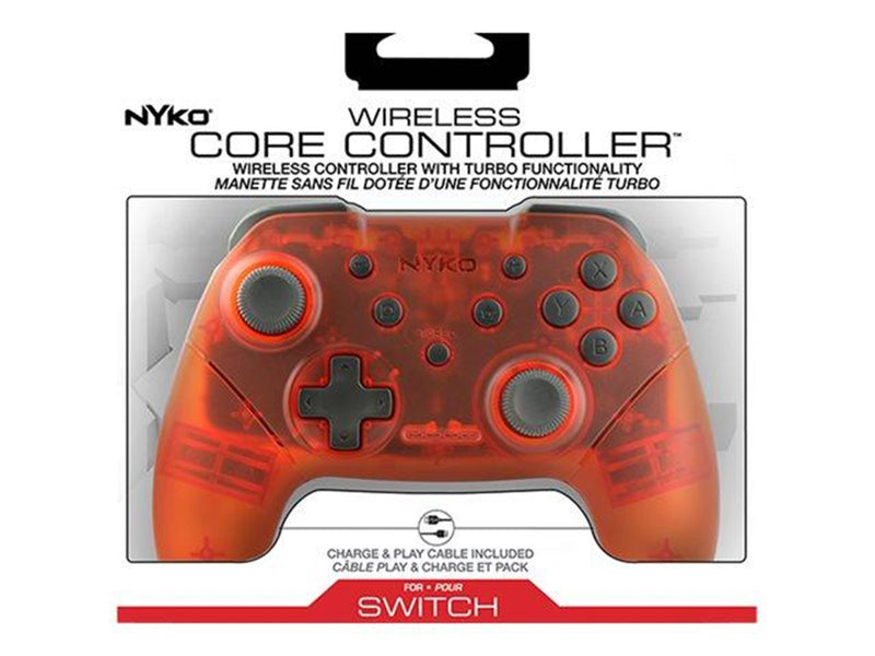 Nyko Wireless Core Controller (Red) for Nintendo Switch - Wired Controller - Android