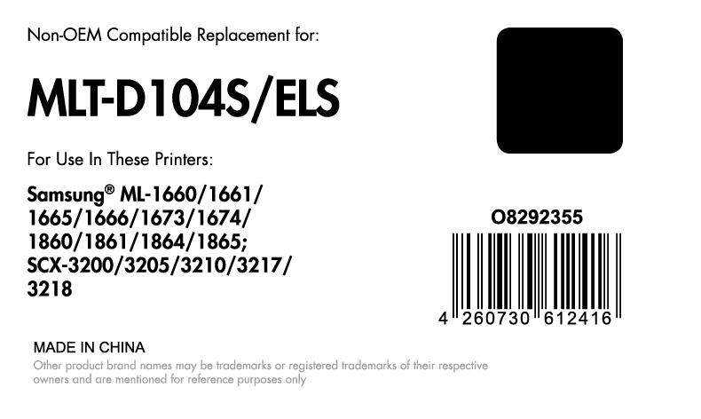 OFFICE-Partner Premium Toner - alternativ zu Samsung MLT-D1042S/ELS - schwarz