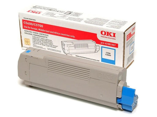 OKI 43381907 Toner - Tonerpatrone Cyan
