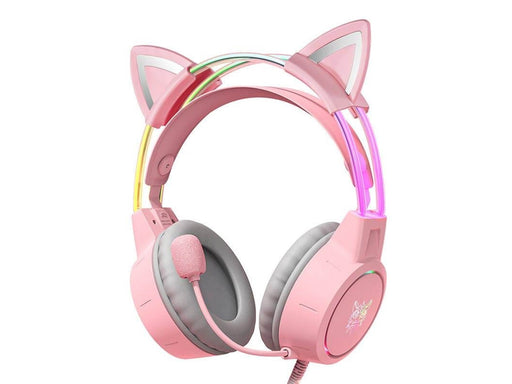 ONIKUMA Gaming headphones X15Pro Pink Cat's Ears