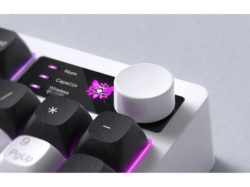 ONIKUMA MT902 2.4G Gaming Keyboard (Black and White) - Gaming Tastatur - Englisch (US)