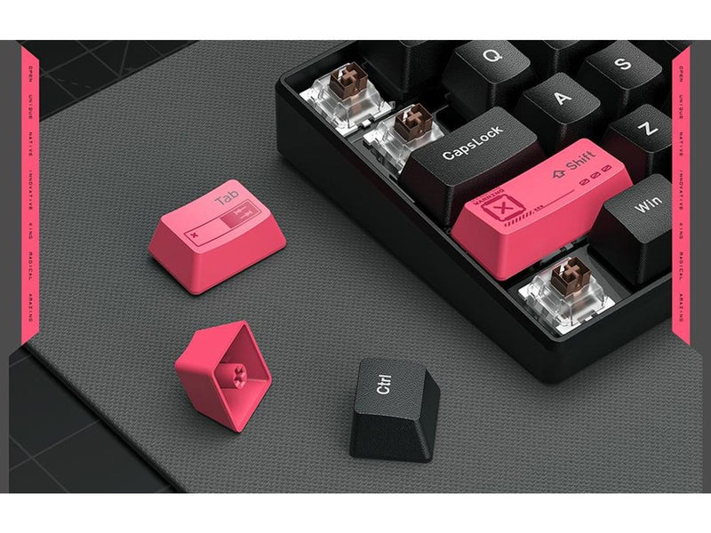 ONIKUMA Mechanical Keyboard G55 - Gaming Tastatur - 60% - Schwarz