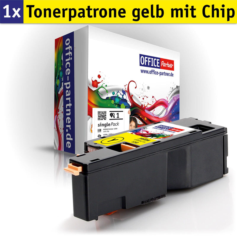 OFFICE-Partner Premium Toner alternativ zu Dell C1760 / C1765 Y - gelb