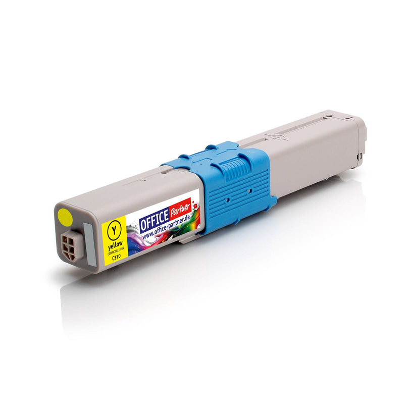 OFFICE-Partner Premium Toner alternativ zu OKI C310 / C330 Y - gelb