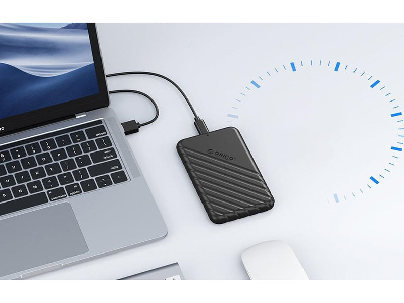ORICO 2.5' HDD / SSD Enclosure 6 Gbps USB-C 3.1 Gen1 (Black)