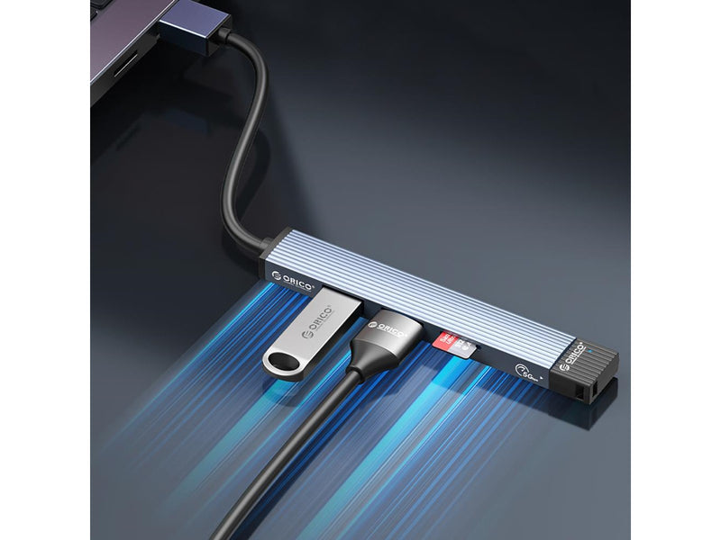 ORICO AH-A13 USB-A Hub Docking Station 1x USB-A 3.0 + 3x USB-A 2.0 - Gray