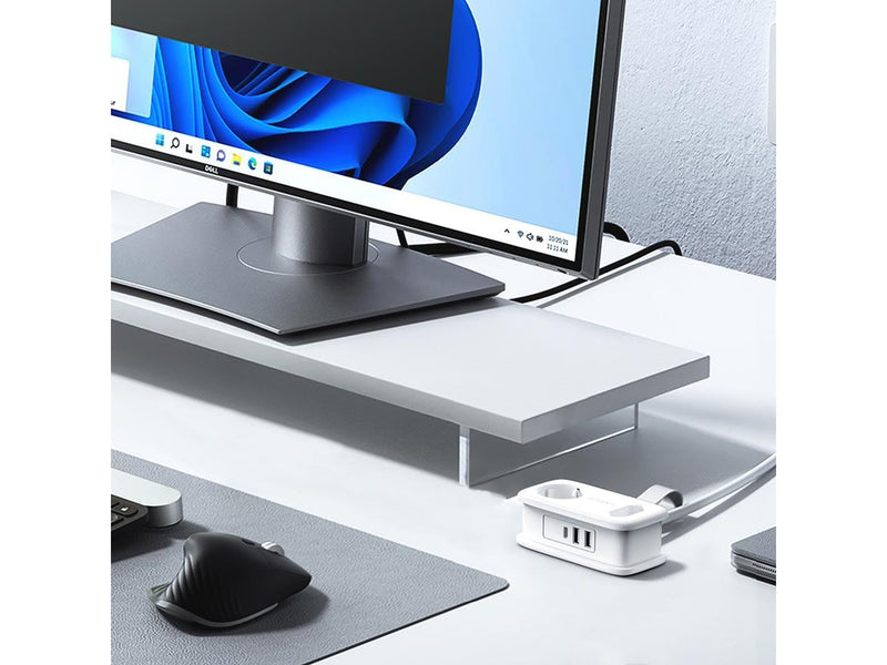 ORICO APP 15.5W 5in1 Power Strip 2x AC + 2x USB-A + 1x USB-C - White
