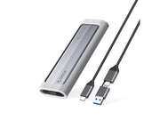ORICO AXM2S-G2-V1 M.2 NVME/NGFF USB-C/USB-A to USB-C 6Gb/s / 10Gb/s Disk Caddy - Gray