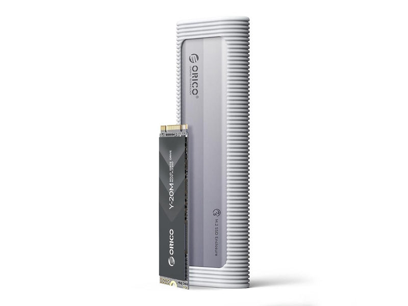 ORICO AXM2S-G2-V1 M.2 NVME/NGFF USB-C/USB-A to USB-C 6Gb/s / 10Gb/s Disk Caddy - Gray