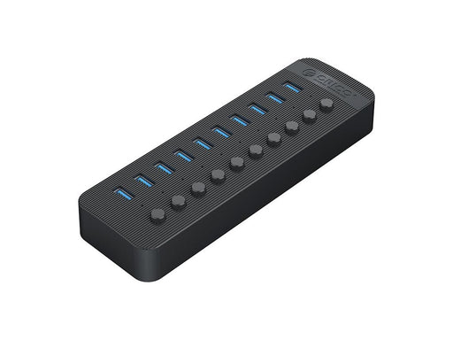 ORICO CT2U3-10AB 10x USB-A 3.0 Hub with Switches - Black USB-Hubs - USB 3.0 - 10 - Schwarz
