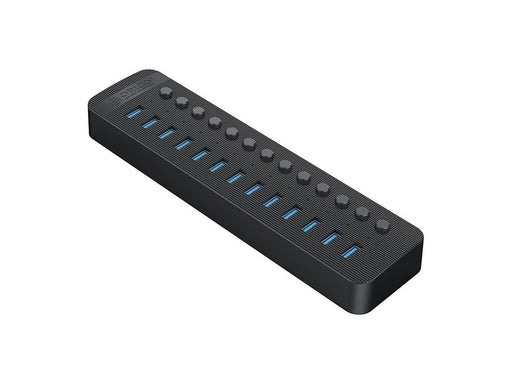 ORICO CT2U3-13AB 13x USB-A 3.0 Hub with Switches - Black USB-Hubs - USB 3.0 - 13 - Schwarz
