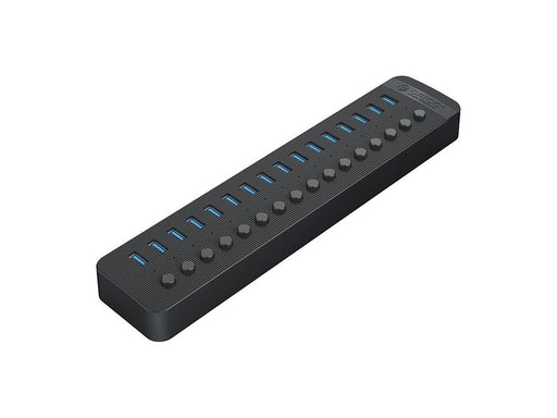 ORICO CT2U3-16AB 16x USB-A 3.0 Hub with Switches - Black USB-Hubs - USB 3.0 - 16 - Schwarz
