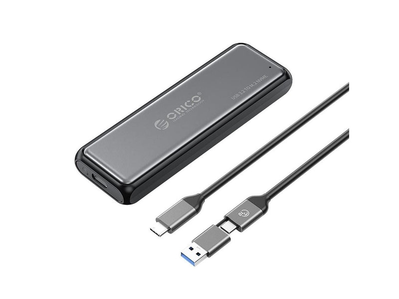 ORICO DDM2-C3-G2 M.2 NVME USB-A USB-C 3.2 10Gb/s Disk Drive - Gray