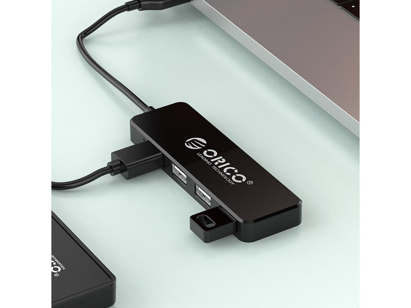 ORICO FL01 USB-A Hub Docking Station 4x USB-A 2.0 - Black USB-Hubs - USB 2.0 - 4 - Schwarz