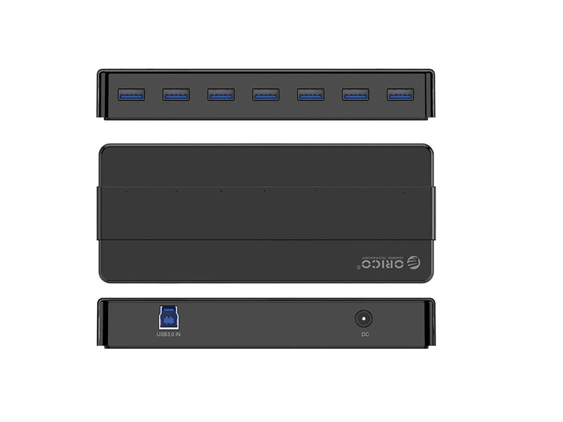 ORICO Hub Orico H7928-U3-V1 7x USB-A 3.0 - black USB-Hubs - USB 3.0 - 7 - Schwarz
