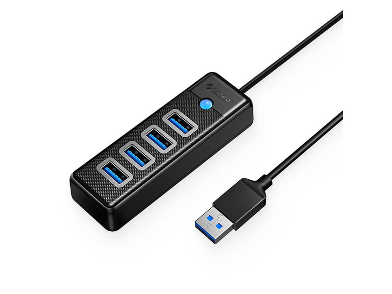 ORICO Hub Orico PW4U-U3 USB-A / 4x USB-A 3.0 - black USB-Hubs - USB 3.0 - 4 - Schwarz
