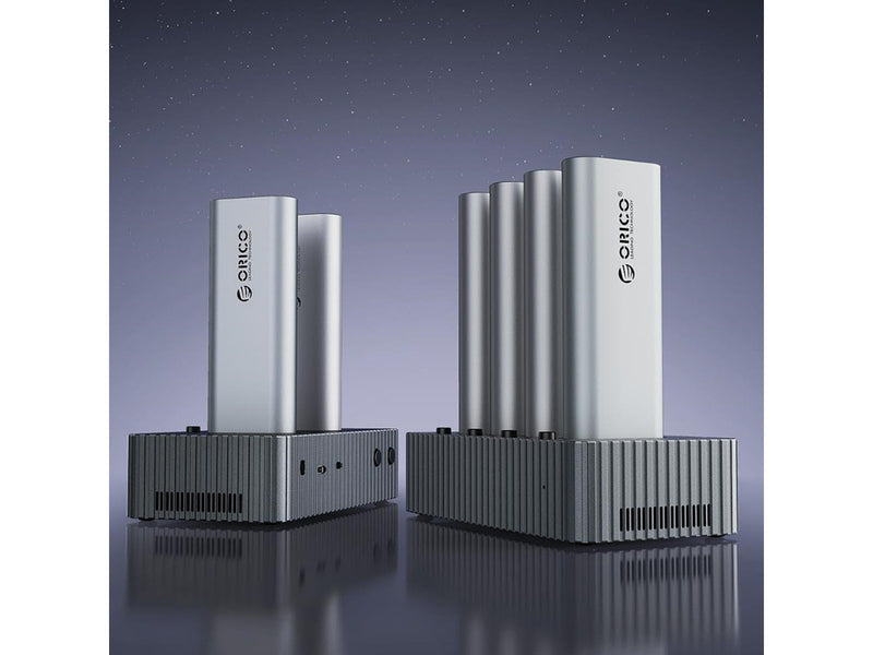 ORICO IT48N-C 4-Disk Docking Station with M.2 NVME Clone Function - Gray