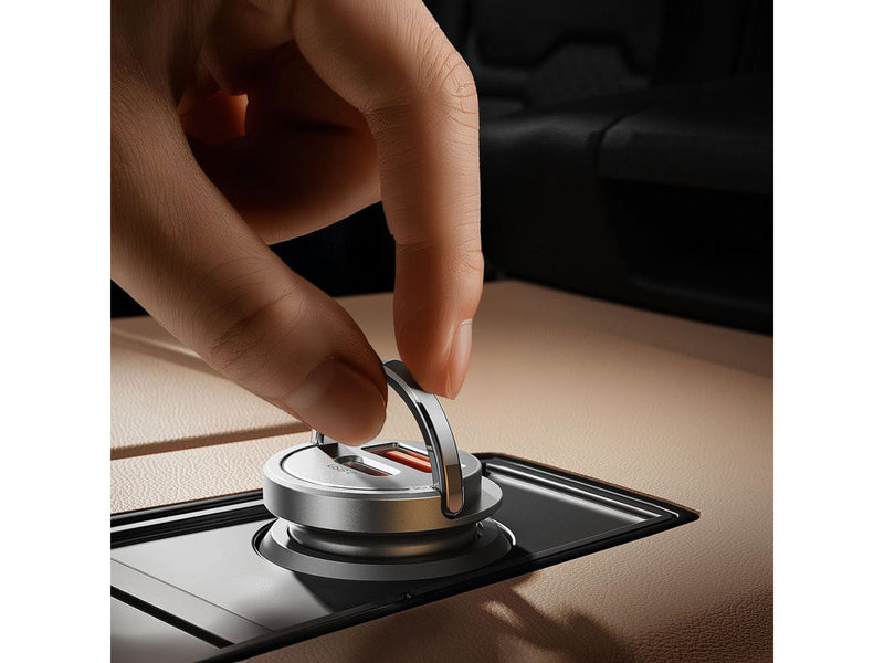 ORICO MiniRing Pro 45W USB-A + USB-C Car Charger - Silver