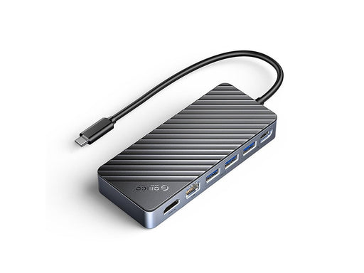 ORICO OM28PR-G2 USB-C Docking Station with M.2 Drive Slot + 1 x USB-A 3.2 + 1x USB-C 3.2 + 2x USB-A 2.0 + 1x HDMI + 1x Ethernet - Black