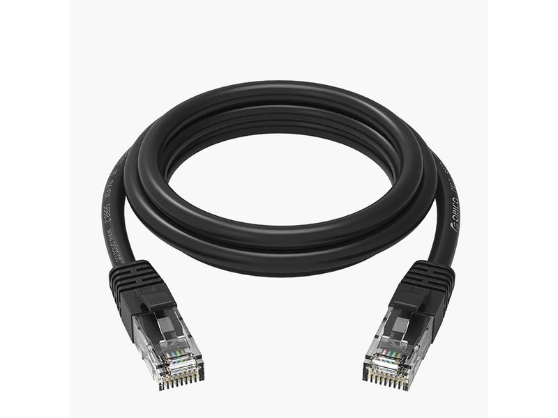 ORICO PUG-C6 CAT6 1000Mbps RJ45 Ethernet Network Cable LAN Round 40m - Black
