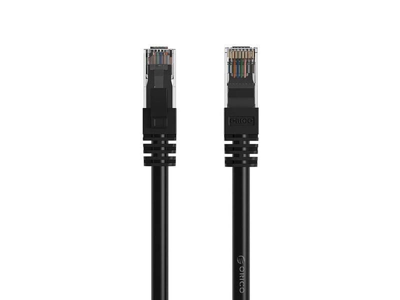 ORICO PUG-C6 CAT6 1000Mbps RJ45 Ethernet Network Cable LAN Round 40m - Black