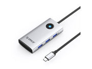 ORICO PW11 6in1 USB-C Docking Station 3x USB-A 3.0 1x USB-C PD 100W 1x HDMI 4K 30Hz 1x RJ45 2.5G Ethernet - Silver USB-Hubs - USB 3.0 - 6 - silber
