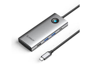 ORICO PW11 8in1 USB-C Docking Station 2x USB-A 3.0 1x USB-A 2.0 1x USB-C 3.0 1x USB-C PD 100W 1x HDMI 4K 60Hz 1x VGA 1080P 60Hz 1x RJ45 Gigabit Ethernet - Gray USB-Hubs - USB 3.0 - 8 Anschlüsse - Grau