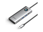 ORICO PW11 8in1 USB-C Docking Station 2x USB-A 3.0 1x USB-C PD 100W 1x HDMI 4K 60Hz 1x microSD/SD 1x RJ45 Gigabit Ethernet 1x Audio 3.5mm - Gray USB-Hubs - Grau