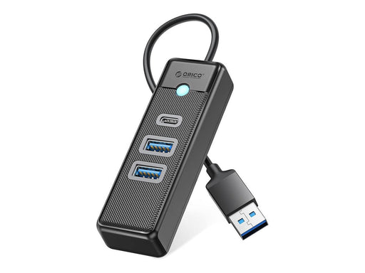 ORICO PWC2U-U3 3-port USB hub 2x USB-A 3.0 1x USB-C 3.0 1.8 m - black USB-Hubs - USB 3.0 - Schwarz