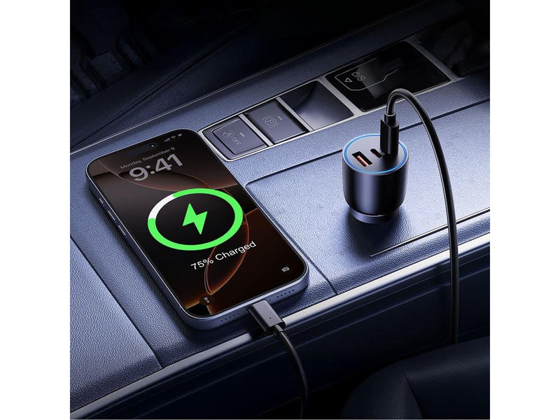ORICO PowerLink 165W USB-A + 2x USB-C Car Charger - Black