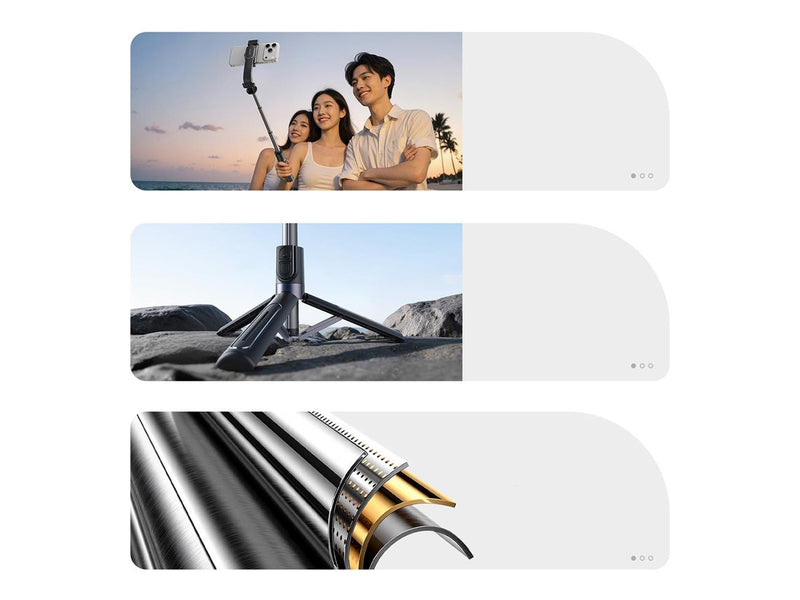 ORICO Selfie stick Orico SPV90 aluminum mini tripod Bluetooth 360 degree rotation - black