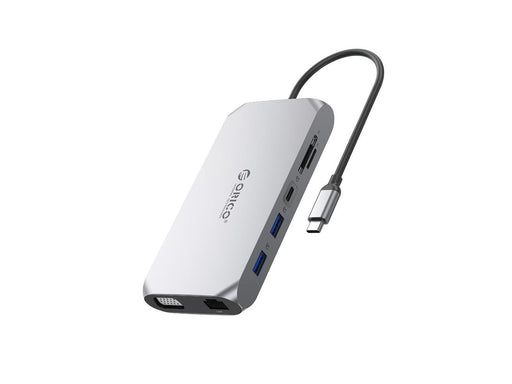 ORICO XCR 12in1 USB-C Docking Station USB-Hubs - USB 3.1 - 12 - Grau