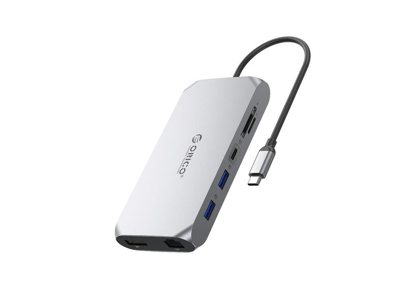 ORICO XCR 12in1 USB-C Docking Station USB-Hubs - USB 3.1 - 12 - Grau