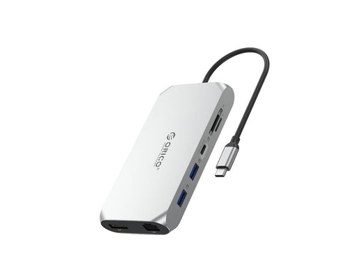 ORICO XCR 12in1 USB-C Docking Station USB-Hubs - silber