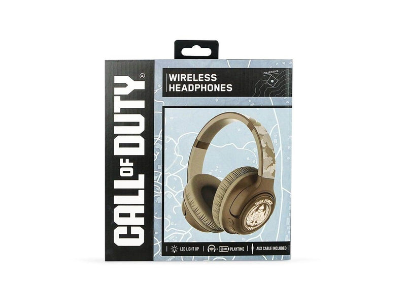 OTL - Call of duty wireless green camo hedphones withn LED backlight