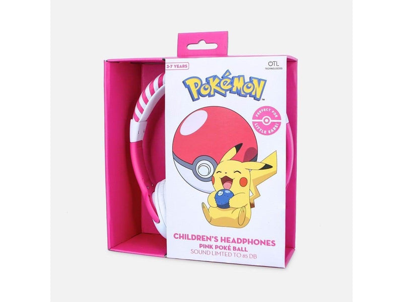OTL Junior Headphones - Pokemon Pokeball Pink
