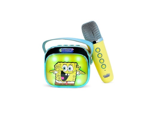 OTL Karaoke-Lautsprecher mit Mikrofon Popsing LED - SpongeBob Schwammkopf thema