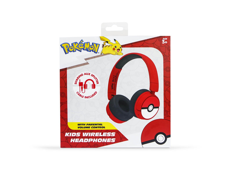 OTL Pokémon Poké Ball – Kinder Bluetooth-Kopfhörer – 85/95 dB max