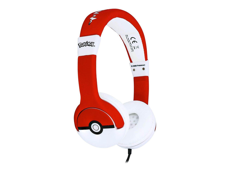 OTL Pokémon PokeBall - Kinderkopfhörer - Lautstärke begrenzt 85dB max