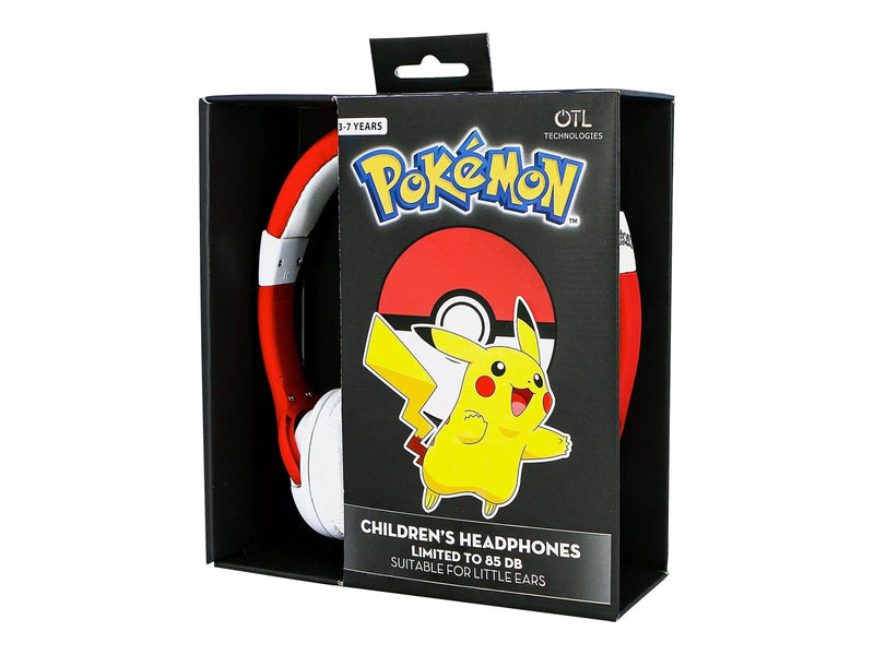 OTL Pokémon PokeBall - Kinderkopfhörer - Lautstärke begrenzt 85dB max