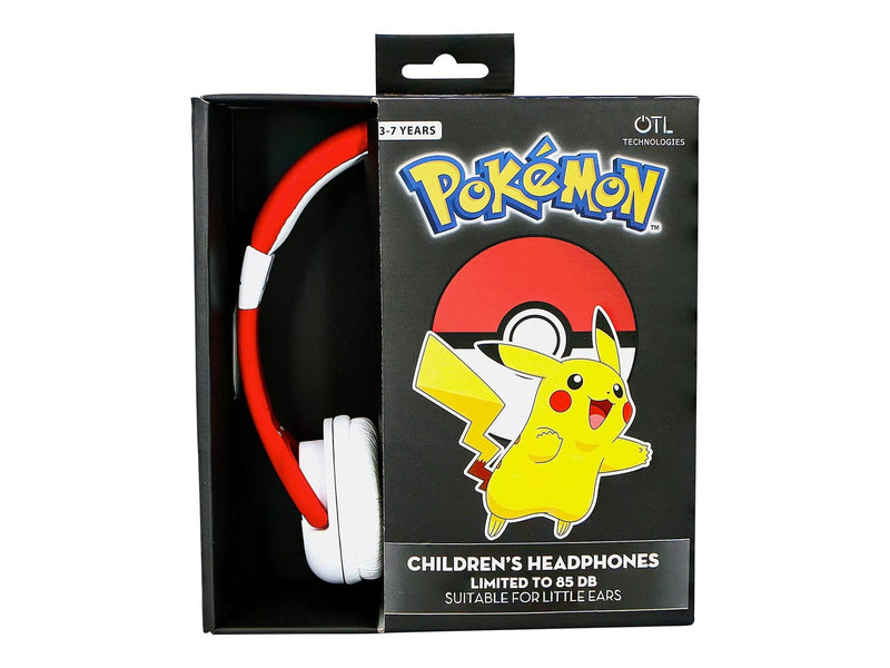 OTL Pokémon PokeBall - Kinderkopfhörer - Lautstärke begrenzt 85dB max