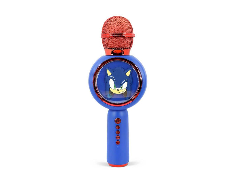 OTL Sonic the Hedgehog PopSing LED Karaoke Microphone