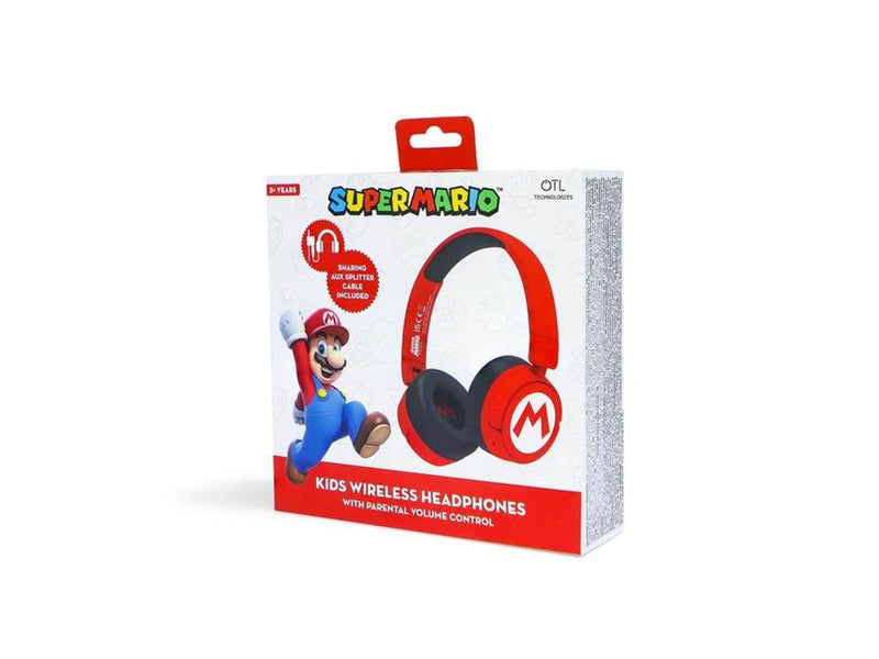 OTL Super Mario – Kinder Bluetooth-Kopfhörer – 85/95 dB max
